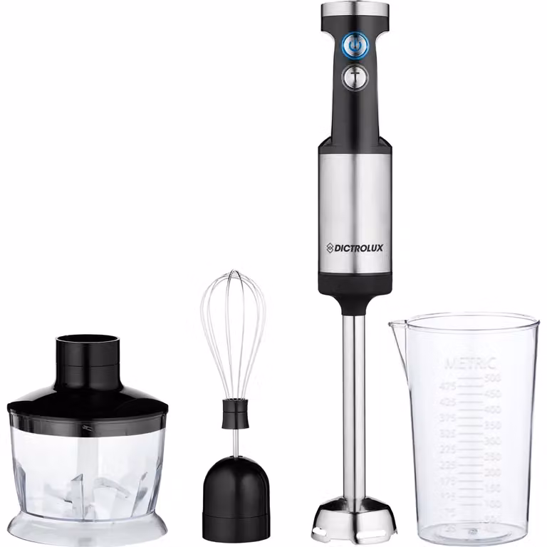 Dictrolux Multirobot da Cucina 3in1 Power Plus in Acciaio Inox, Argento, 700 Watt