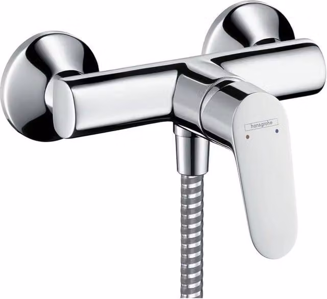 Hansgrohe Focus Miscelatore Monocomando per Vasca a Parete con Deviatore e Bocca Girevole, Cromo