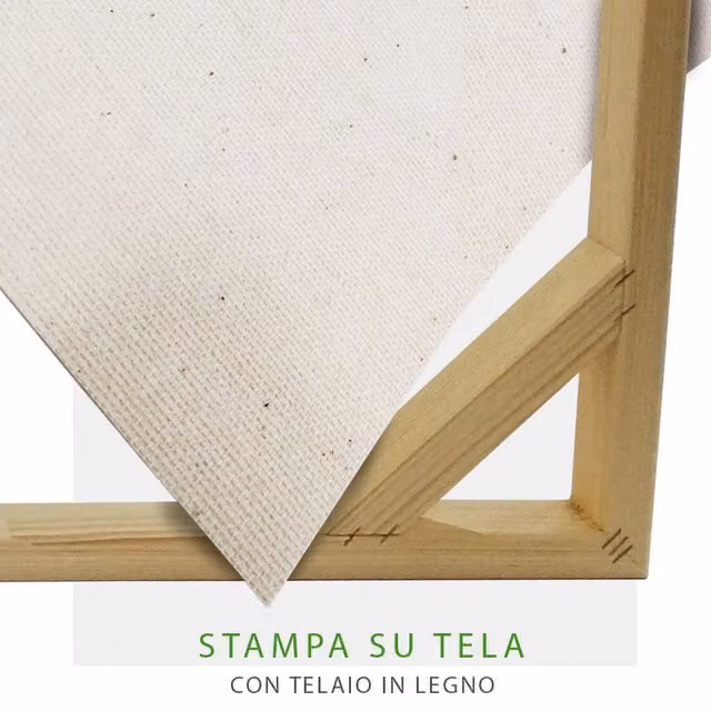 Quadro Canvas Contemporaneo Sneakers Signorbit con Telaio in Legno, Bianco, L 140 cm x H 100 cm