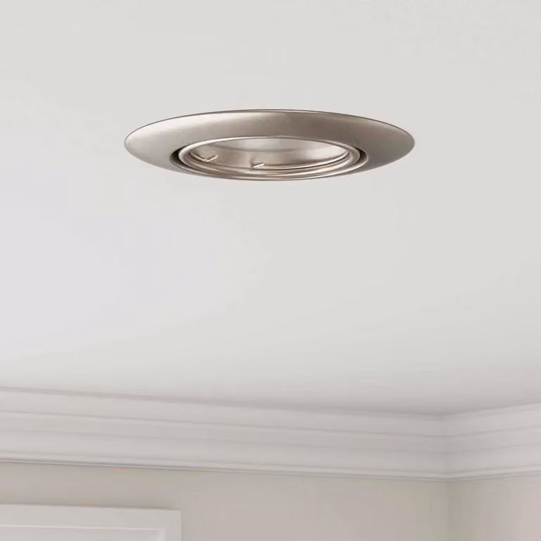 Set di 12 faretti da incasso vidaXL argentati in metallo, forma quadrata, L/P/H: 9 x 9 x 2,5 cm
