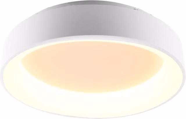 Plafoniera LED Noah bianca con design moderno, Ø 60 cm, 8000 lumen, IP20