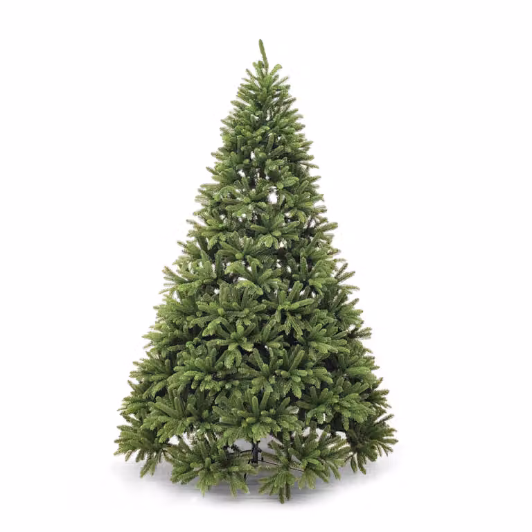 Albero di Natale Artificiale Scandinavo VESTIAMO CASA Verde H 210 cm, Diametro alla base: 142 cm