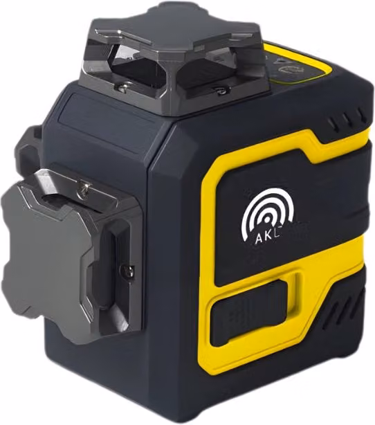 Kit livello laser autolivellante a pendolo Akifix Cassiopea raggio verde colore nero L/P/H: 12 x 12 x 9 cm