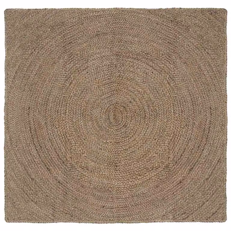 Tappeto in juta vidaXL Grigio 160 x 160 cm