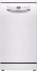 Lavastoviglie Bosch Serie 2 SPS2HKW55E Slim 10 coperti, Classe D, Bianco, L/P/H: 45 x 60 x 84,5 cm