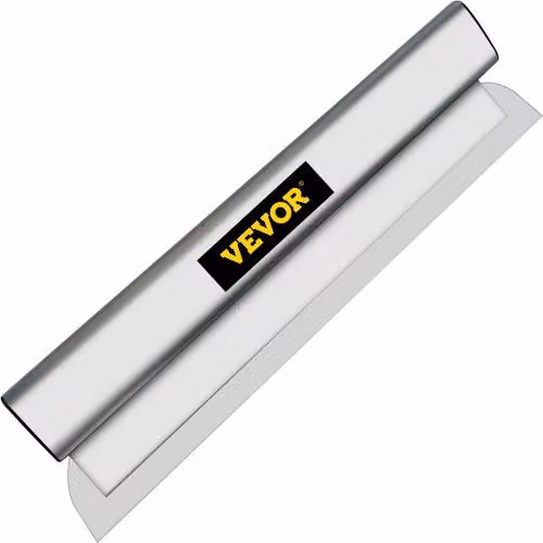 Spatola di finitura VEVOR in acciaio inossidabile e alluminio colore argento con lama sostituibile per la rimozione di stucco, gesso e vernice