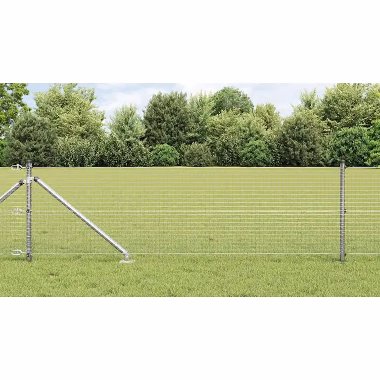 Recinzione in rete saldata con punte vidaXL in acciaio zincato Argento L: 100 cm, H: 40 cm