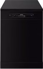 Lavastoviglie Smeg LVS292DN da 13 coperti, Libera installazione, Classe D, Nero, L: 59,8 cm, P: 60 cm, H: 84,8 cm