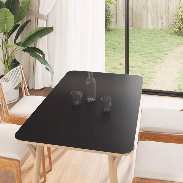 vidaXL Pellicola Adesiva per Mobili in PVC Nero Opaco L: 90 cm, P: 500 cm