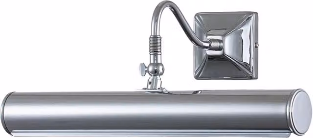 Applique Classica Picture Light Elstead Lighting in Acciaio Cromo Lucido con 2 Luci E14