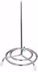 Spillone da comando Abert in acciaio inox lucido argento, Altezza: 16,5 cm