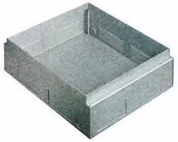 Scatola da incasso Bticino 150561S in acciaio grigio per 8/10 moduli