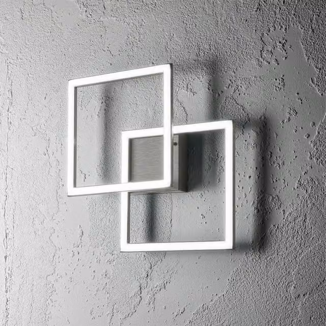 Plafoniera Gea Afrodite LED Dimmerabile Bianco con Struttura in Alluminio e Diffusore in Silicone Opale