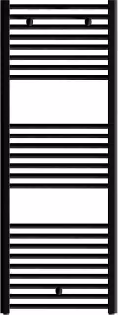 Termoarredo porta asciugamani Cordivari Lisa in acciaio nero opaco L: 139 cm, P: 45 cm
