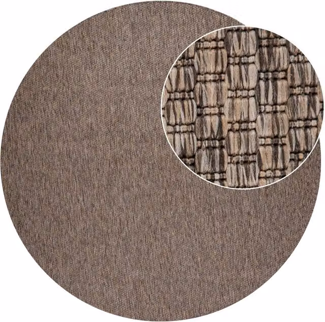 Tappeto rotondo Venezia beige per interni ed esterni Diametro: 200 cm