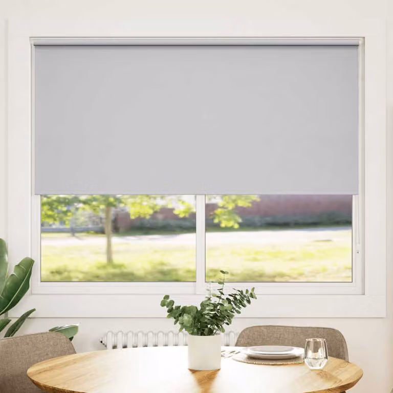 Tenda a rullo oscurante termoisolante vidaXL in poliestere, colore grigio/argento, L: 160 cm, H: 175 cm