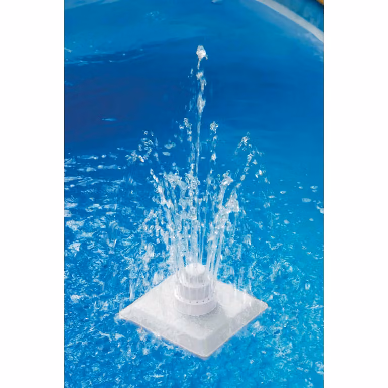 Set di 13 fontane da piscina vidaXL in plastica, colore bianco