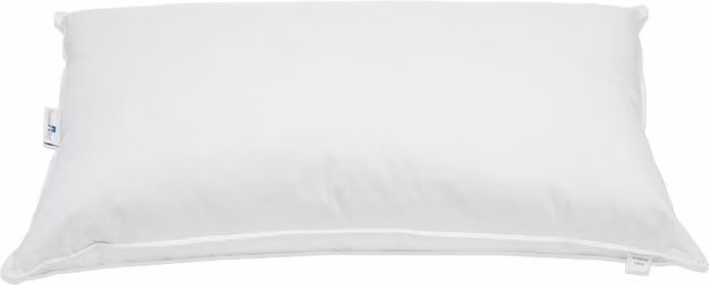 Cuscino in piuma Platinum DaunenStep bianco traspirante per adulti