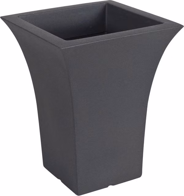 Vaso per piante Idel quadrato design moderno per interno ed esterno, colore Antracite