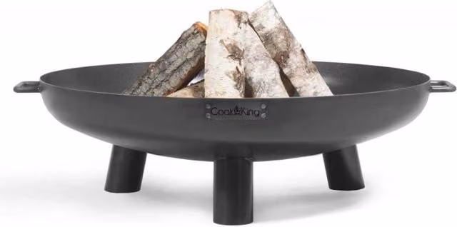 Barbecue Braciere BALI Cook King in acciaio nero per legna L: 68 cm, P: 60 cm, H: 20 cm