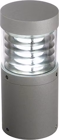 Bollard LARS Rossini Illuminazione, paletto LED da terra per esterno, Grigio, 15W, 3000K, IP65, Altezza: 26 cm