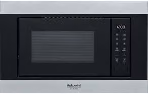 Microonde da incasso Hotpoint Ariston in acciaio inox con capacità 20 l e potenza 900W