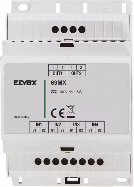 Separatore per due impianti 2 Fili Plus Elvox 692C bianco