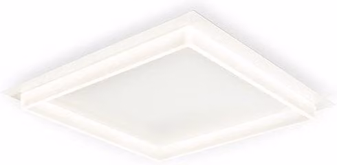 Plafoniera e applique moderna Promoluce Square bianca con tecnologia LED regolabile