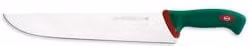 Coltello da chef francese Coltellerie Sanelli Professional in acciaio inox verde e cromo con lama da 33 cm