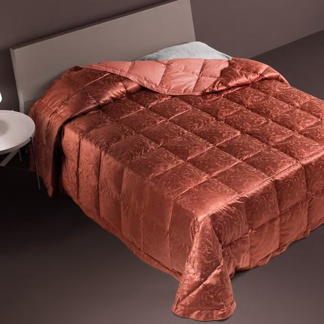 Trapunta in piuma e cotone DaunenStep Classica 13034A multicolore per adulti ideale per l'inverno