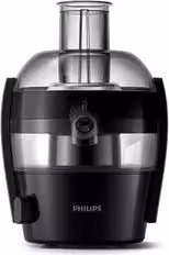 Centrifuga elettrica Philips Viva Collection nera, potenza 500 W, capacità 0,5 l, in plastica ABS