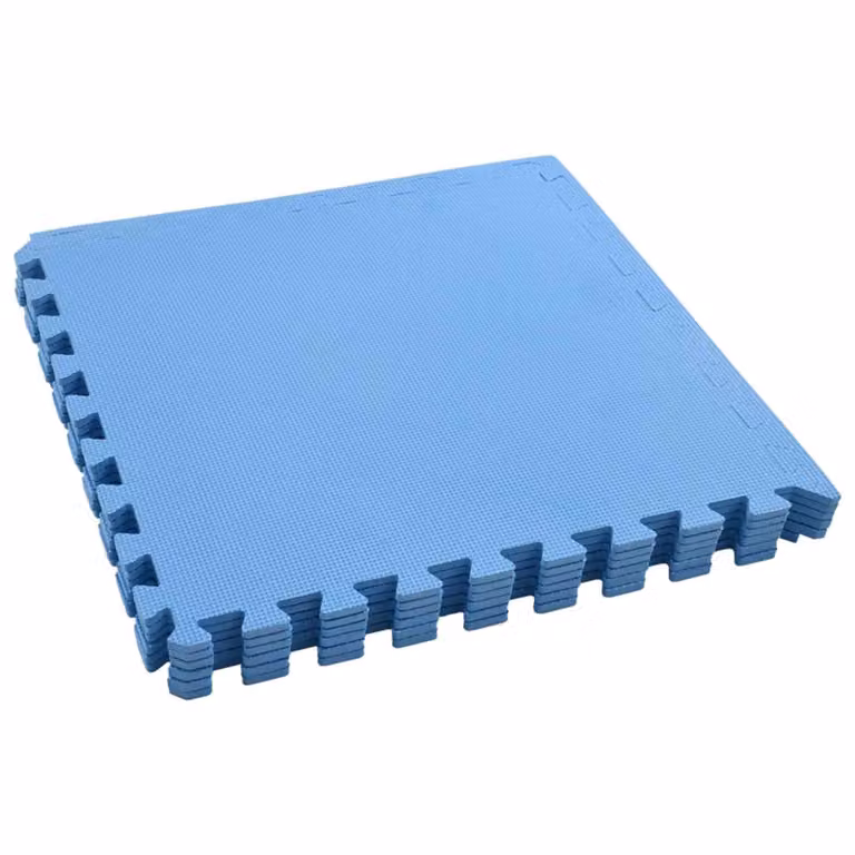 vidaXL Set di 6 Tappetini per Piscina in Schiuma EVA Blu