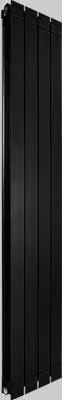 Radiatore Termoarredo Fondital Garda S 90 Black Coffee, 4 Elementi, H 140 cm