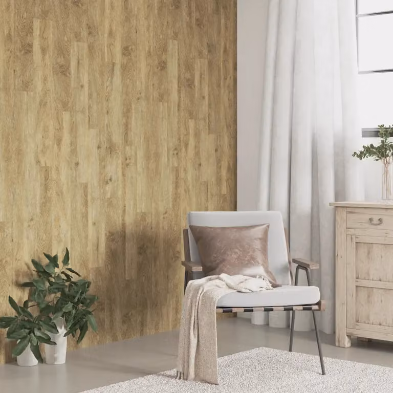 vidaXL Pannelli da Parete in PVC Effetto Legno Marrone Rustico, 4,12 m²