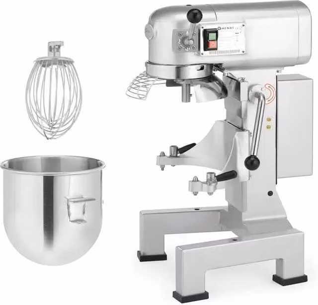 Miscelatore planetario HENDI Kitchen Line da 20L, 1100W, Argento