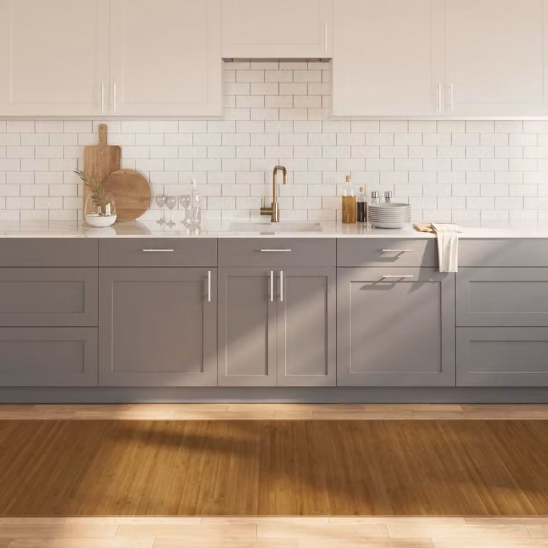 Tappeto rettangolare moderno vidaXL in bambù e polipropilene marrone, L: 300 cm, P: 100 cm