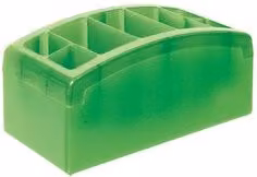 Scola posate rettangolare Cosmoplast verde L/P/H: 20 x 10 x 10 cm