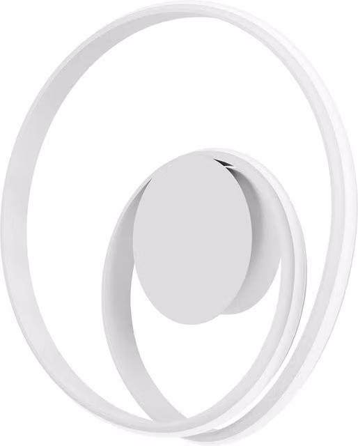 Plafoniera a parete Redo Group Torsion LED dimmabile in metallo e silicone, disponibile in bianco, nero o bronzo