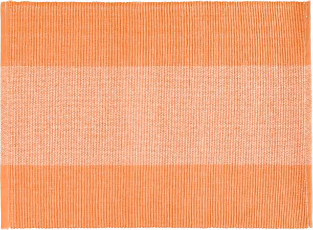 Tovaglietta segnaposto KASANOVA in cotone a righe arancione L 50 cm x P 35 cm