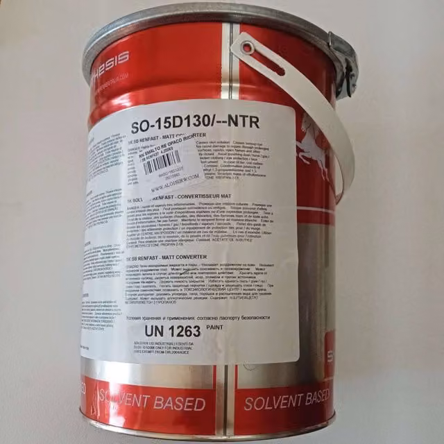 Smalto opaco Renner Renfast a base nitro a rapida essiccazione, colore RAL 1016 Giallo Zolfo, 5 kg