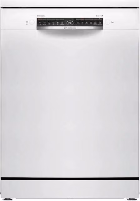 Lavastoviglie Bosch Serie 4 SMS4EVW08E Libera Installazione, 14 Coperti, Classe B, 44 dB, Bianco, con Home Connect e Smart Home Integration