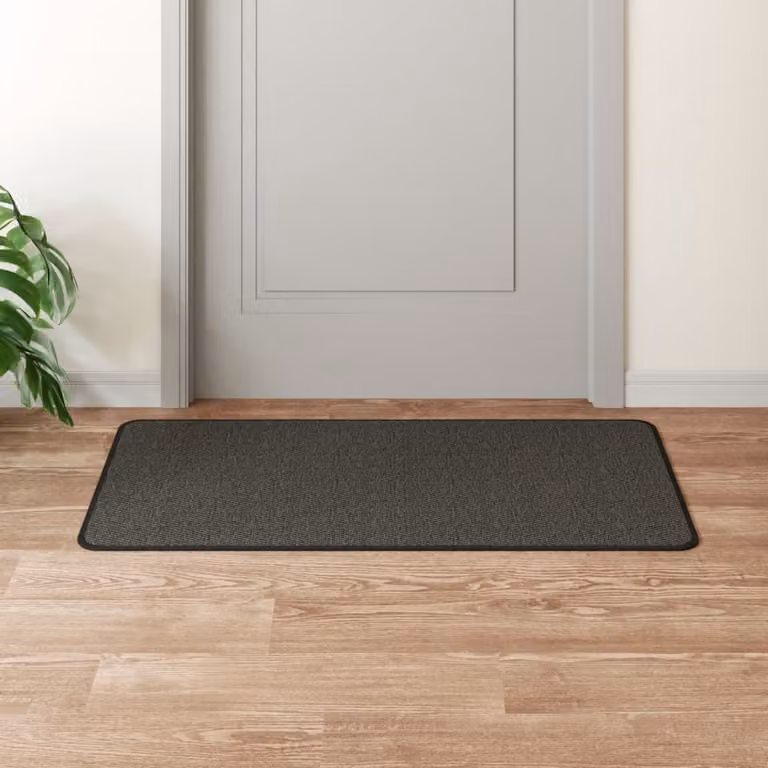 Tappeto a corsia vidaXL con aspetto sisal color antracite, ideale per soggiorno, cucina o corridoio, L 100 cm x P 50 cm
