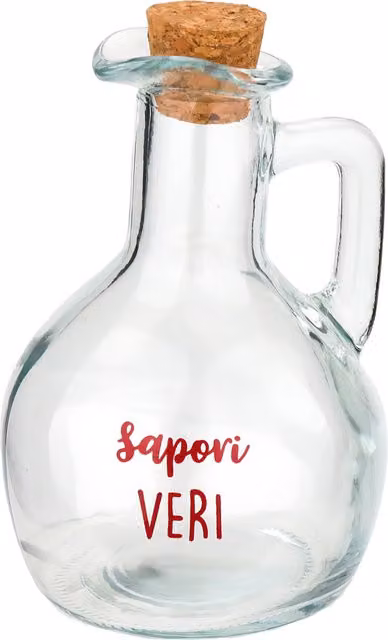 Oliera in vetro trasparente Bormioli Rocco Sapori Veri Color Bloom da 180 ml