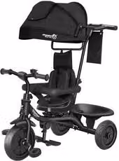 Triciclo Evolution 5 in 1 con parasole Globo Nero L: 93 cm, P: 52 cm