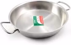 Tegame in acciaio inox 18/10 Pinti Tender Professional Silver Diametro: 32 cm