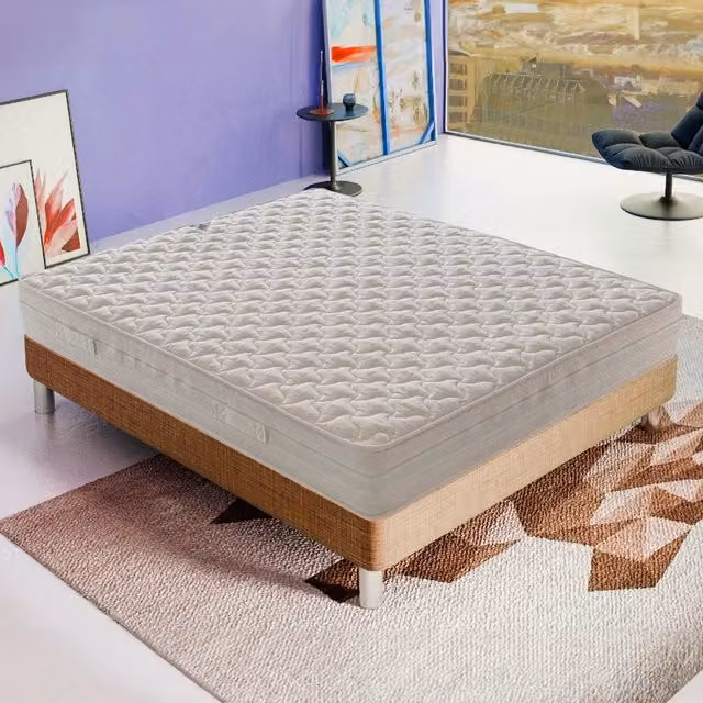 Materasso KingDream in Gel con Tecnologia Antibatterica e Regolazione della Temperatura, Bianco, L/P/H: 120 x 190 x 20 cm