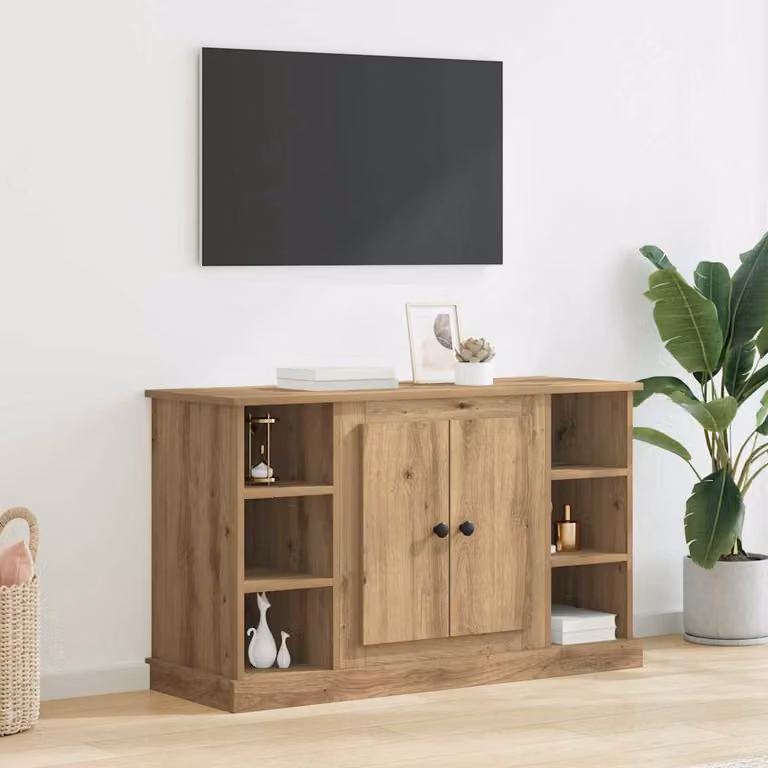 Credenza in stile rustico vidaXL in rovere marrone L: 100 cm, P: 35,5 cm, H: 60 cm