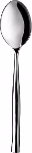 Cucchiaio Shiny KASANOVA in acciaio inox color argento con manico antiscivolo e lavabile in lavastoviglie