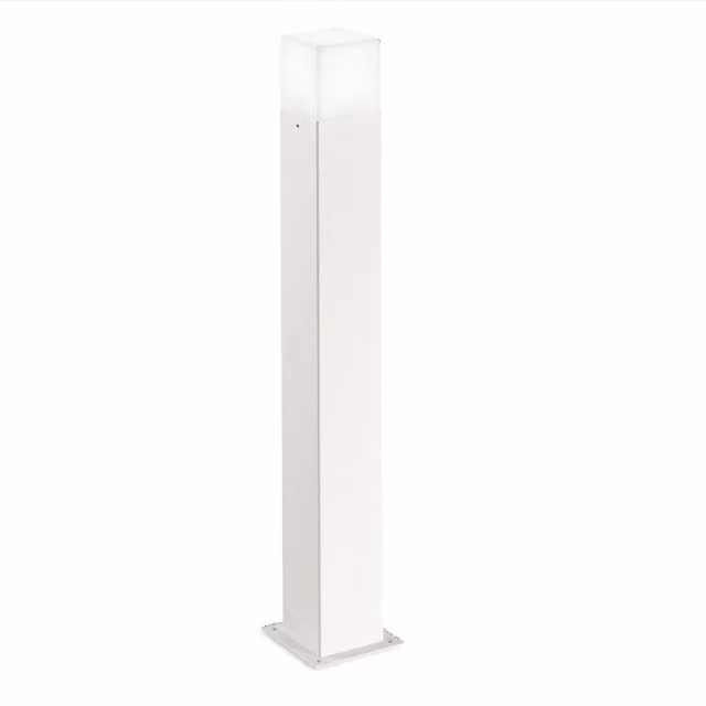 Gea Siattle Palo Outdoor Gea Lampada da giardino a colonna in metallo bianco IP44