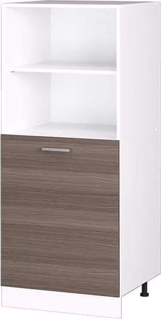 Dispensa universale R-Line Vicco Grigio con ripiani aperti e ante, L/P/H: 60 x 42,7 x 143 cm